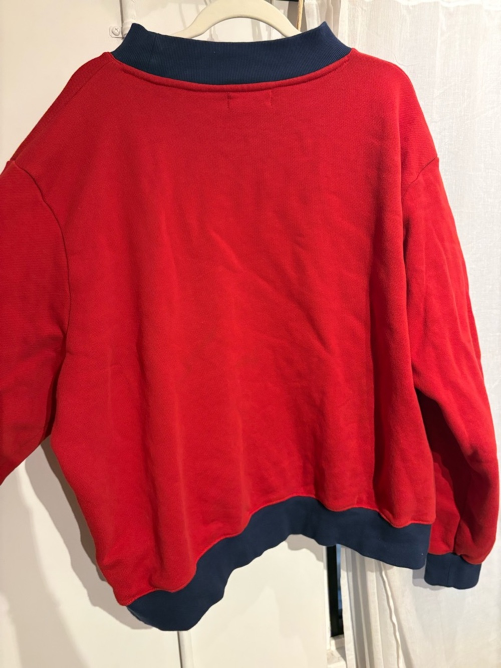 Parke Red and Blue Women's Sweater - Picture 5 of 5